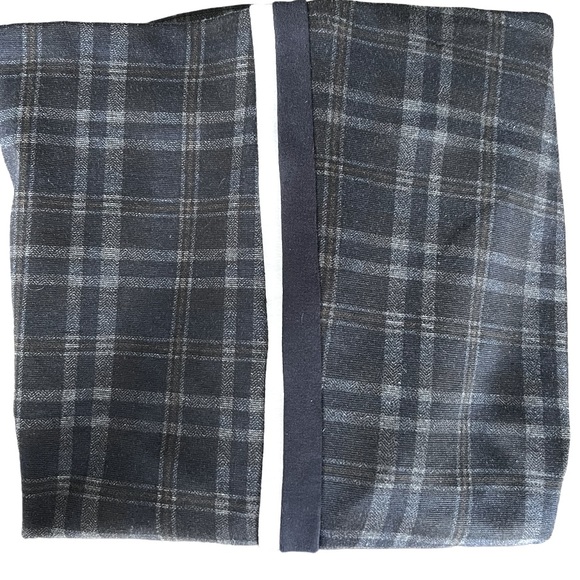 ZARA Trafaluc Collection Pant Slim fit plaid with stripe Size Medium EUC - Picture 5 of 6